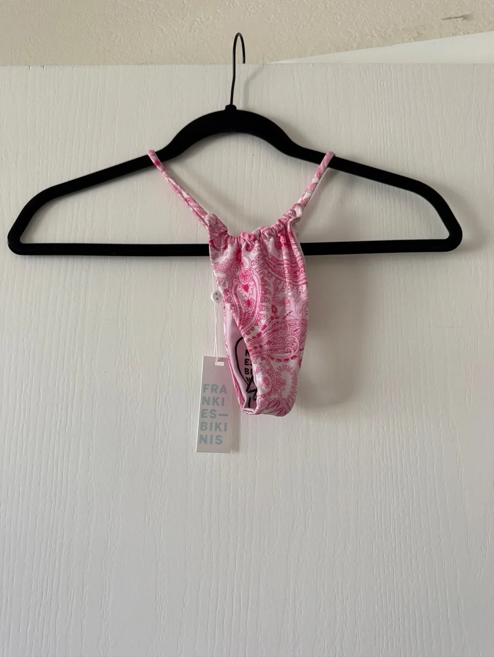 Frankie's Bikinis Francesca Shine Bottom in Pink Paisley